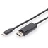 Digitus USB Type-C Male to Displayport Male Cable (1.8m)