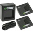 Wasabi Power Battery (2-pack) And Dual Charger For Yi Action Camera (international Edition)