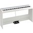 Korg B2SPWH 88-Key Digital Piano with Stand and Three-Pedal System (White)