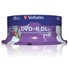 Verbatim DVD+R DL 8.5GB 10x White Wide Printable 25 Pack on Spindle