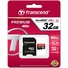 Transcend 32GB Premium UHS-I microSDHC Memory Card (2-Pack)
