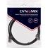 DYNAMIX 0.5m Cat6A S/FTP Slimline Shielded 10G Patch Lead (Black)