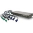 IOGEAR 8-Port USB PS/2 Combo KVM Switch Kit with One PS/2 KVM Cable and Eight USB KVM Cables