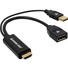 IOGEAR 4K 30 Hz HDMI Male to DisplayPort Female Adapter Cable