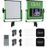 GVM Bi-Colour LED Video 2-Light Kit (Green, 34cm)