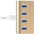 Sabrent USB 3.0 4-Port Aluminium Hub (Gold)