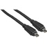 Pearstone FireWire 400 4-Pin to 4-Pin Cable (1.8 m)