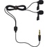 Comica Audio CVM-D02 Dual Omnidirectional Lavalier Microphones (Black, 2.5m)