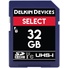 Delkin DDSDR16332GB 32GB SELECT UHS-I SDHC Memory Card