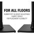 SANUS WSS22 Wireless Speaker Stands for the Sonos One, PLAY:1 & PLAY:3 (Black, Pair)