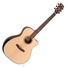 Cort GA-PF Bevel Acoustic Electric Guitar with Guitar Bag (Natural)
