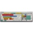 StreamStar SW Keyboard - Dedicated, color coded PC keyboard