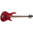 Cort Action Junior Bass Guitar with Guitar Bag (Open Pore Black Cherry)