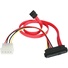 StarTech SAS 29 Pin to SATA Cable with LP4 Power (Red, 45.7cm)