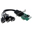 StarTech 4 Port Native PCI Express RS232 Serial Adapter Card with 16950 UART