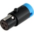 Cable Techniques CT-LPS-TA3-B LPS Low-Profile TA3F Connector (Blue)