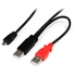 StarTech USB Y Cable for External Hard Drive (30.4cm)