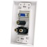 StarTech 15-Pin Female VGA Wall Plate with 3.5mm (White)