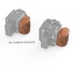 SmallRig Quick Release Wooden Grip for Z CAM E2 Series Cameras