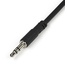 StarTech 3.5mm TRS Male to Dual 3.5mm TRS Female Stereo Splitter Cable (Black)