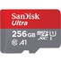 SanDisk 256GB microSDXC Memory Card Ultra UHS-I with Adapter