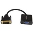 StarTech DVI-D Male to VGA Female Active Adapter Converter Cable (Black, 24.8cm)