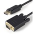 StarTech DisplayPort to VGA Video Adapter Converter (Black, 1.8m)