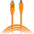 Tether Tools TetherPro USB-C to Mini-USB 2.0 Type-B 8-Pin Cable 4.6m (Orange) - Open Box Special