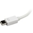 StarTech 3-in-1 Mini DisplayPort to VGA/DVI/HDMI Travel Converter (White)
