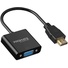 Promate ProLink-H2V HDMI to VGA Adaptor Kit (Black)