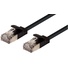 DYNAMIX Cat6A S/FTP Slimline Shielded 10G Patch Lead (Black, 1m)