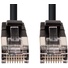 DYNAMIX Cat6A S/FTP Slimline Shielded 10G Patch Lead (Black, 1m)