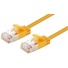 DYNAMIX Cat6A S/FTP Slimline Shielded 10G Patch Lead (Yellow, 0.25m)