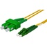 DYNAMIX 9u LC APC/SC APC Single Mode Duplex Fibre Lead (0.5m)