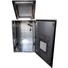 DYNAMIX 12RU Stainless Vented Outdoor Wall Mount Cabinet (610 x 400 x 600mm, Silver)