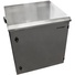 DYNAMIX 18RU Stainless Non-Vented Outdoor Wall Mount Cabinet (610 x 425 x 640mm, Silver)
