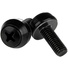 StarTech M6 Mounting Screws (50 Pack, Black)