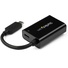 StarTech USB C to VGA Adapter with Power Delivery (Black)