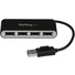StarTech 4 Port Portable USB 2.0 Hub with Built-in Cable
