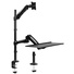 Brateck Single Monitor Sit-Stand Workstation for 13"-27" LCD