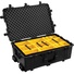 Pelican 1654 Waterproof 1650 Case with Yellow and Black Divider Set (Black)