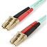 StarTech Aqua MM 50/125 OM4 Fiber Optic Cable (1m, Aqua)