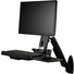 StarTech Sit Stand Desk - Wall Mount One Monitor