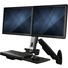 StarTech Wall Mounted Full Motion Sit Stand Desk for Dual Monitors