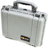 Pelican 1450 Case (Silver, With Foam)