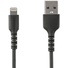 StarTech Heavy Duty USB-A to Lightning Cable (Black, 1m)