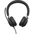 Jabra Evolve2 40 Stereo Wired On-Ear Headset (Unified Communication, USB Type-C)