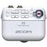 Zoom F2 Ultracompact Portable Field Recorder with Lavalier Microphone (White)
