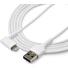 Startech White Angled Lightning to USB Cable (2m)