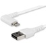 Startech White Angled Lightning to USB Cable (1m)